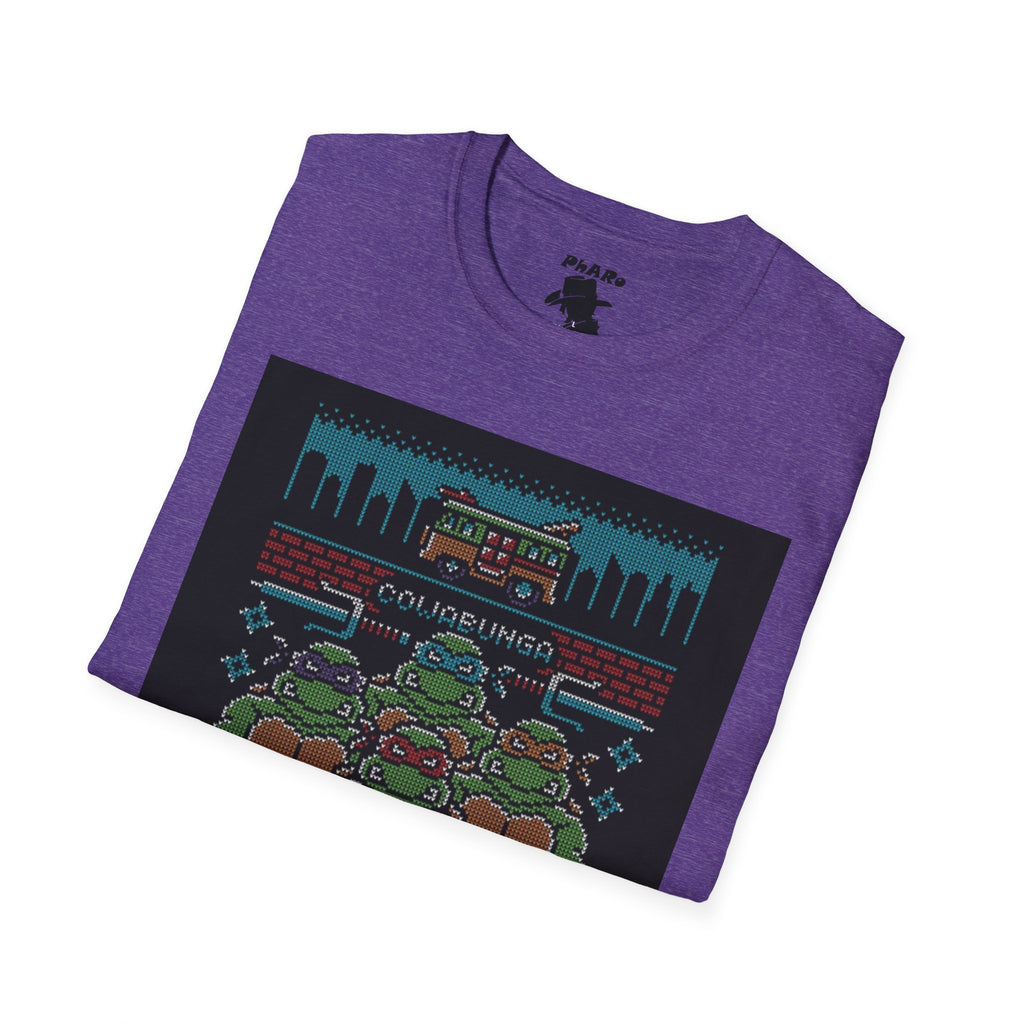 Retro Gaming T-Shirt - Nostalgic Pizza Party Design