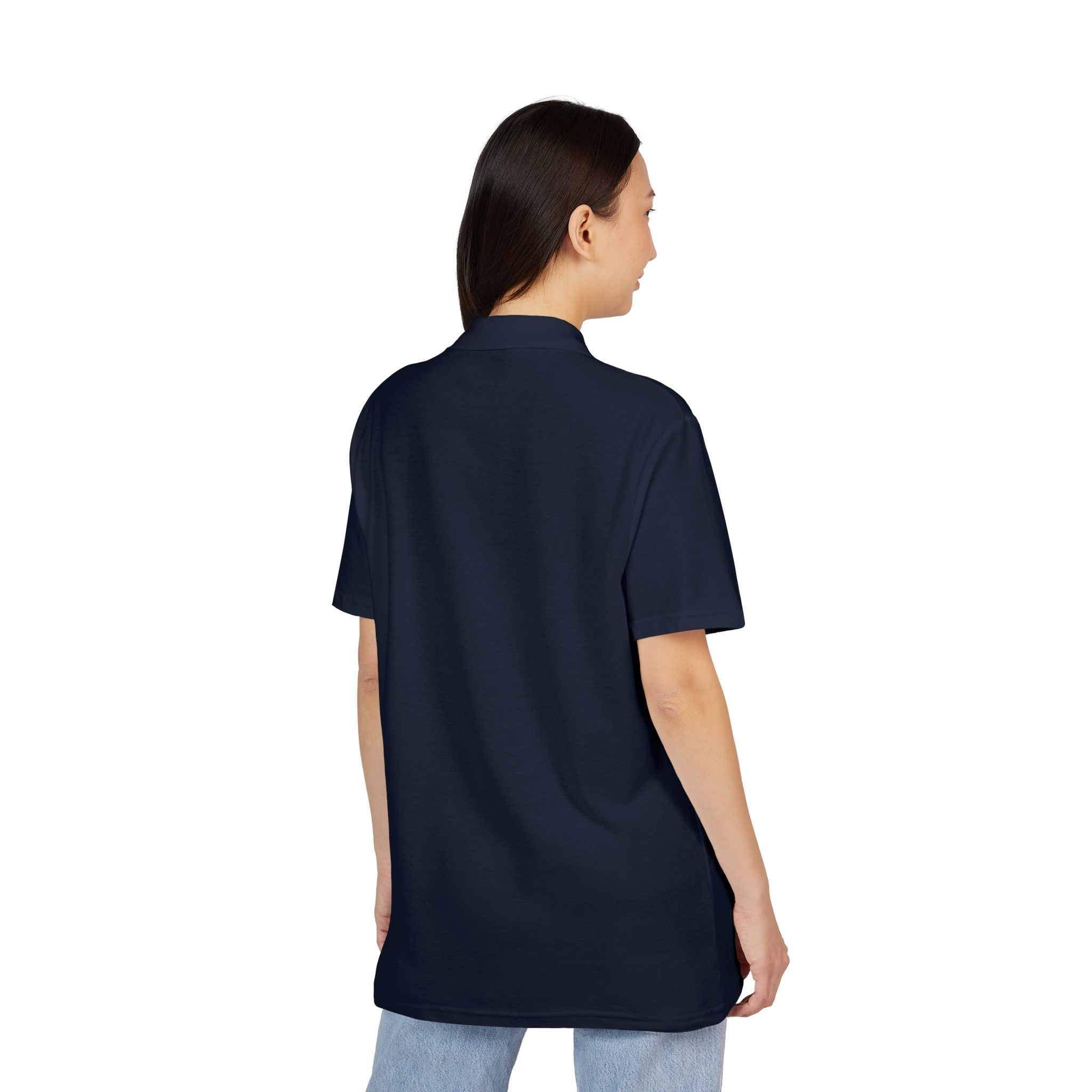 Courage in the Darkness Unisex Embroidered Pique Polo Shirt - Casual Style for Every Occasion, Perfect for Men and Women, Summer Apparel, Gift for Dad, Family [...]