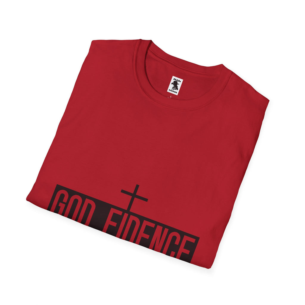 Faith-Inspired Unisex Softstyle T-Shirt - "Godfidence" Motivational Tee