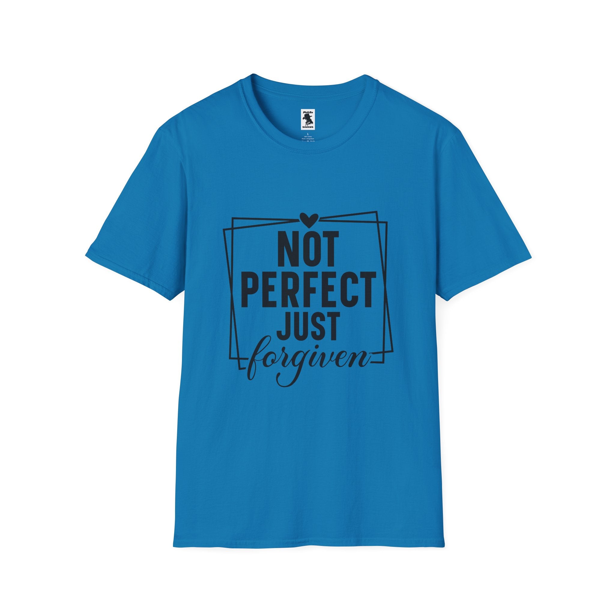 Unisex Softstyle T-Shirt - 'Not Perfect Just Forgiven' Inspirational Tee