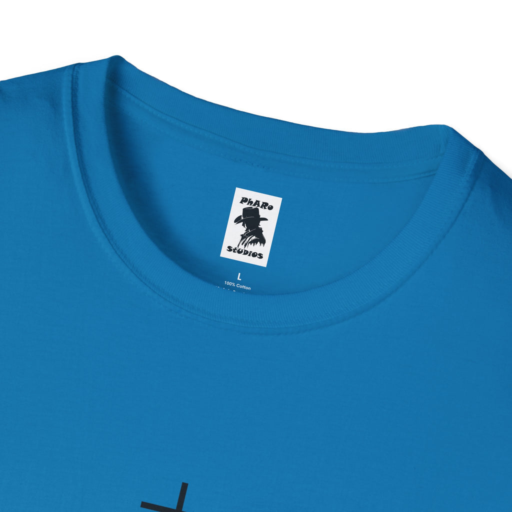 Inspirational Faith Unisex Softstyle T-Shirt - Look Back and Thank God, Look Forward and Trust God