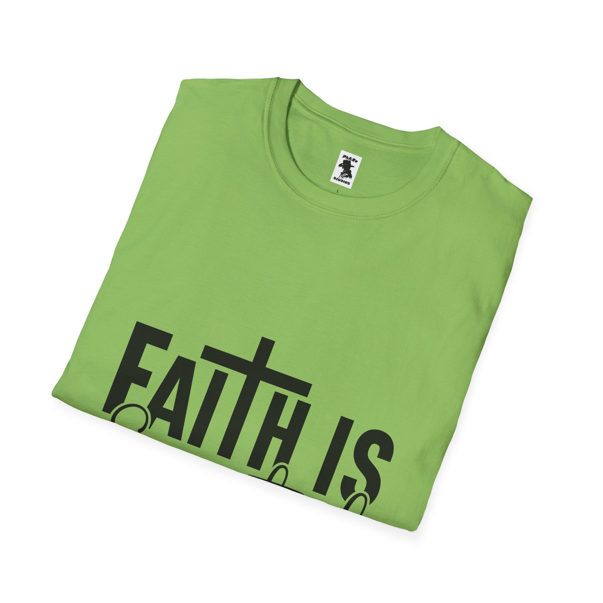 Faith is Essential Unisex Softstyle T-Shirt | Inspirational Tee for Everyday Wear