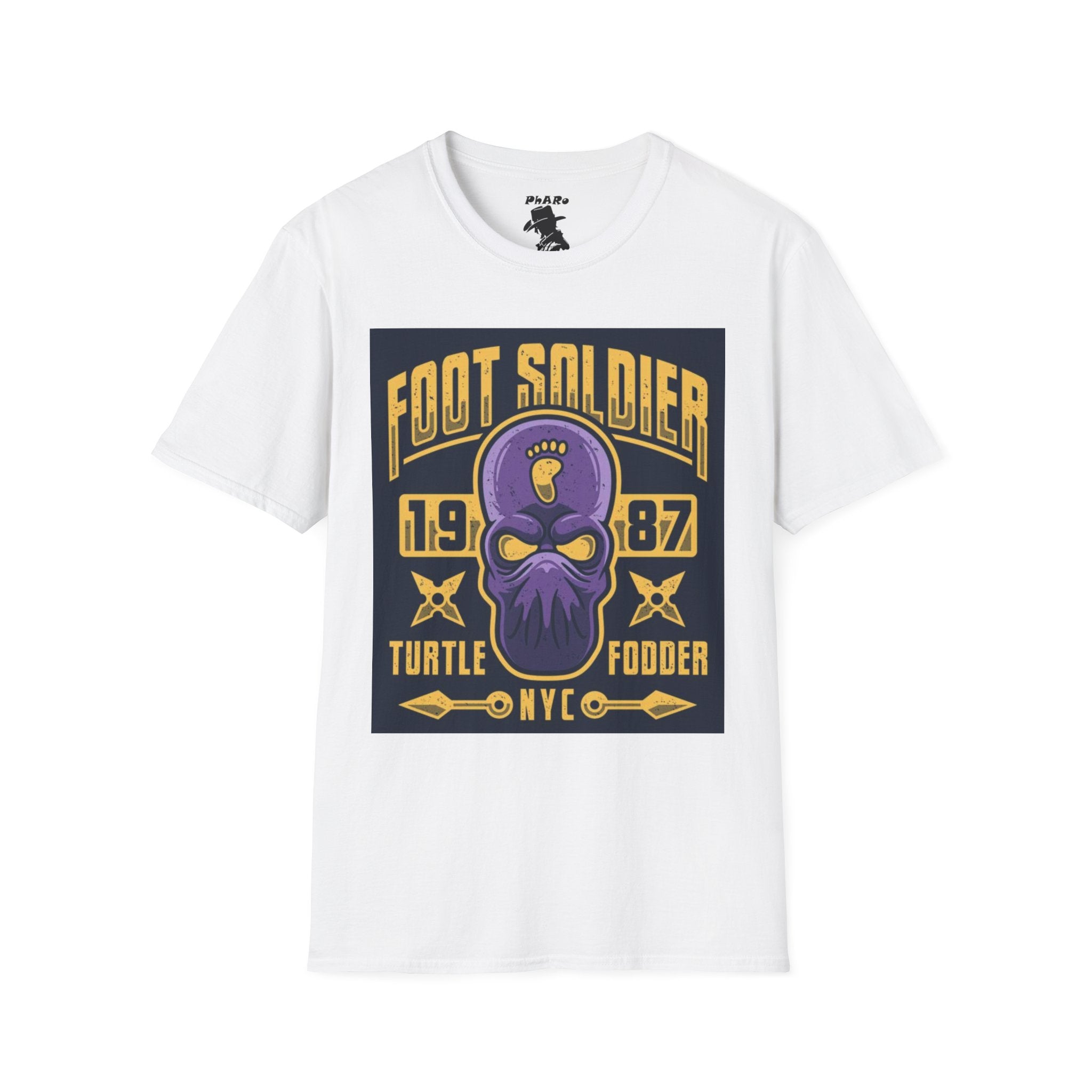Foot Soldier Graphic Unisex T-Shirt - Vintage Style Turtle Fooder NYC Tee