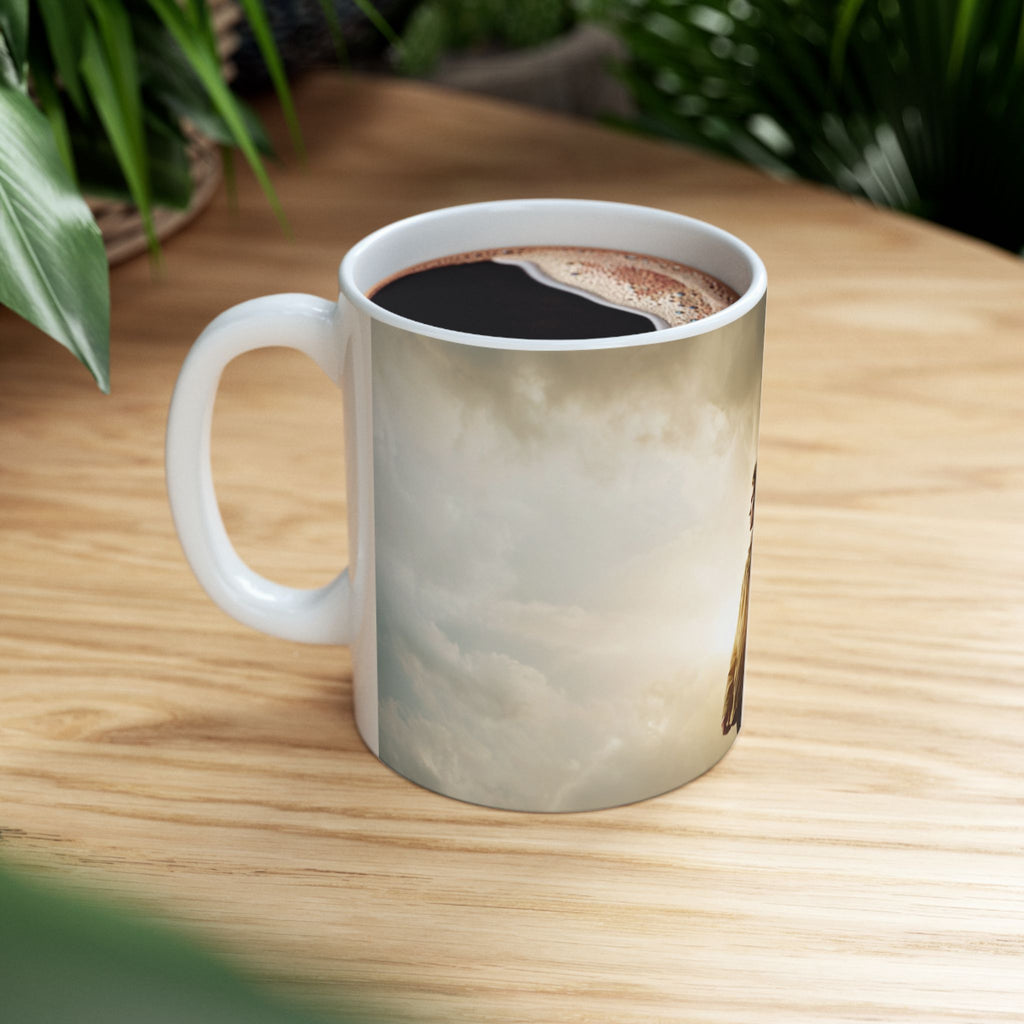 Freedom Warriors Ceramic Mug, Motivational Coffee Cup, Gift for Warriors, Unique Tea Mug, Perfect for Everyday Use
