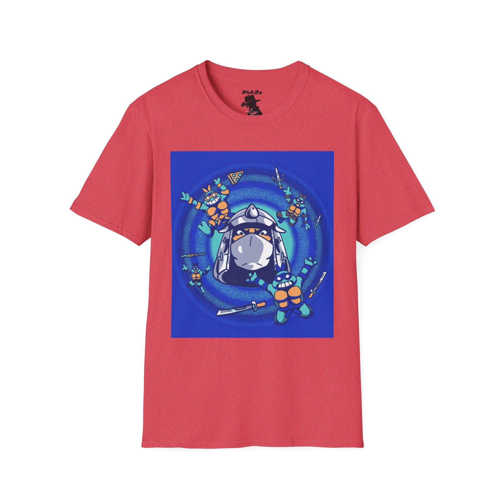 Whimsical TMNT Arcade Adventure Unisex Softstyle T-Shirt