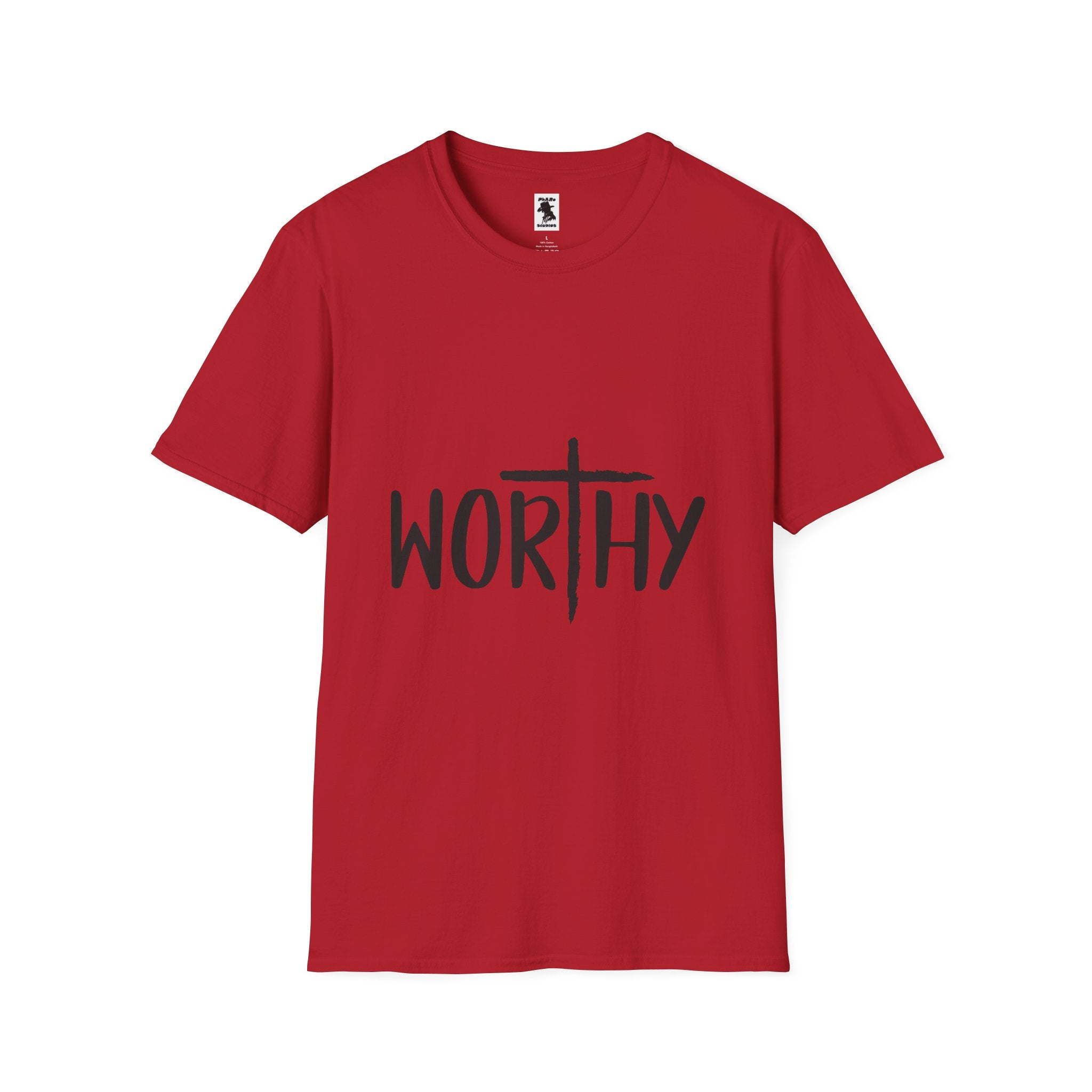Worthy Unisex Softstyle T-Shirt - Faith-Inspired Apparel for Everyday Empowerment