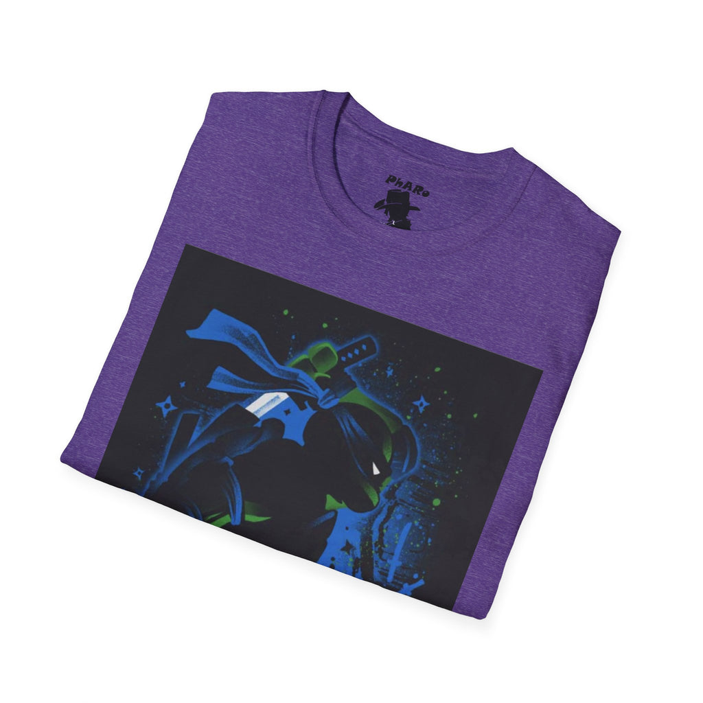 Bold Graphic Unisex T-Shirt - Edgy Design with Blue and Green Elements