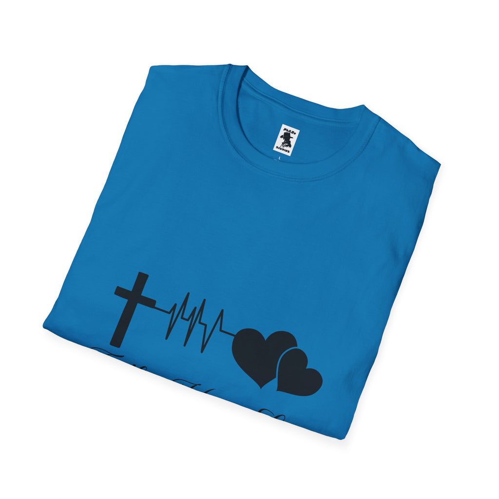 Faith Hope Love Unisex Softstyle T-Shirt - Inspirational Graphic Tee