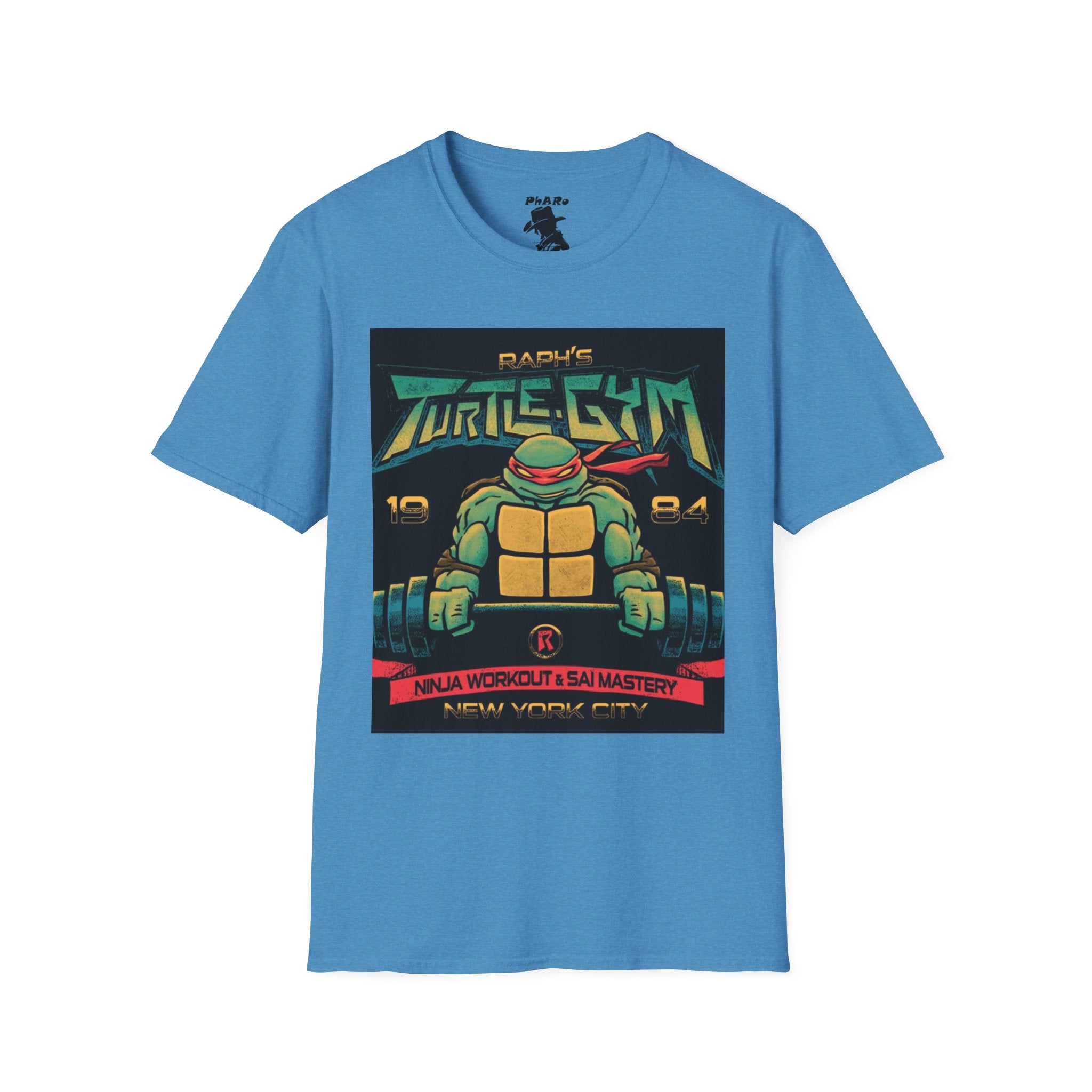 Retro Ninja Gym T-Shirt - 80s Inspired Graphic Tee