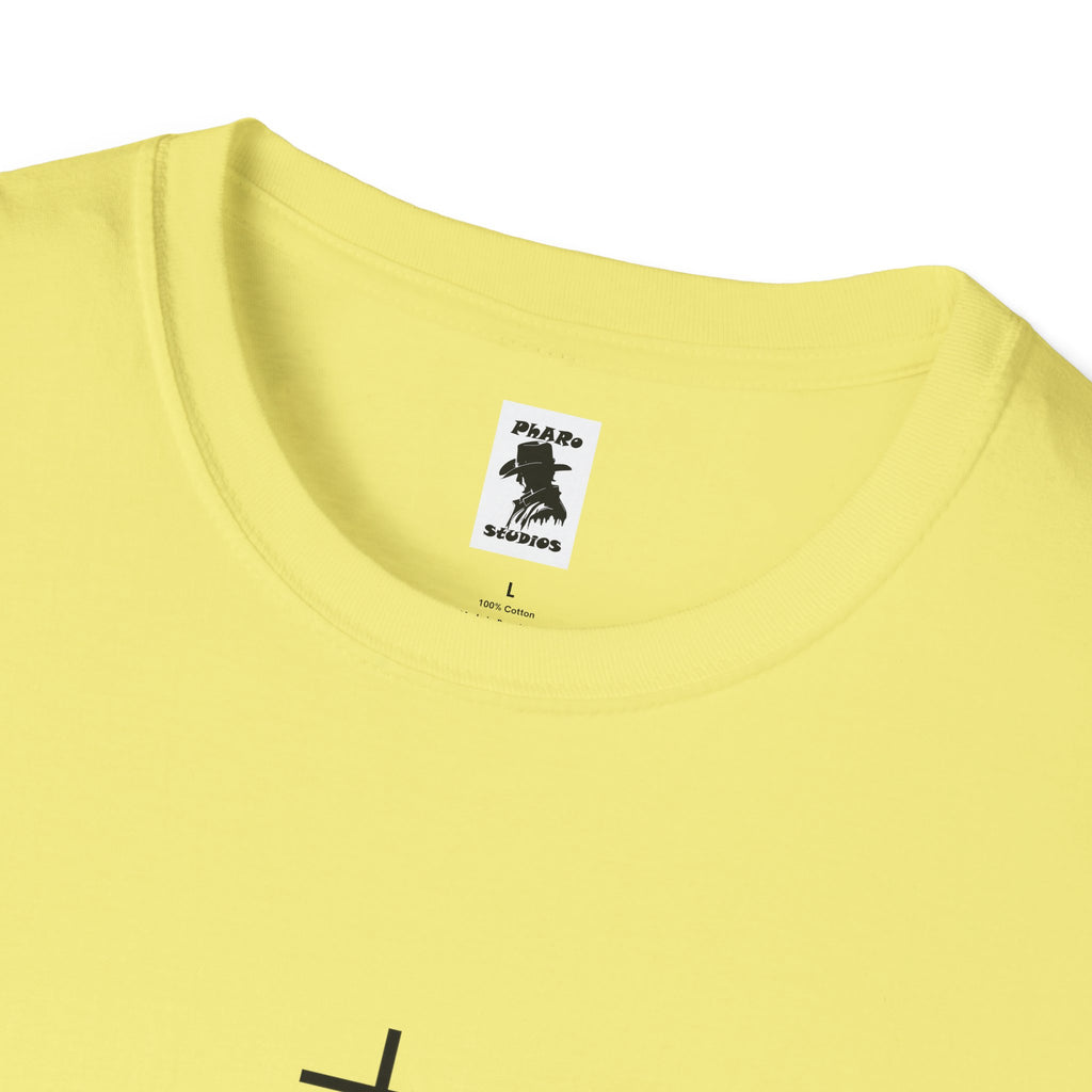 Inspirational Faith Unisex Softstyle T-Shirt - Look Back and Thank God, Look Forward and Trust God