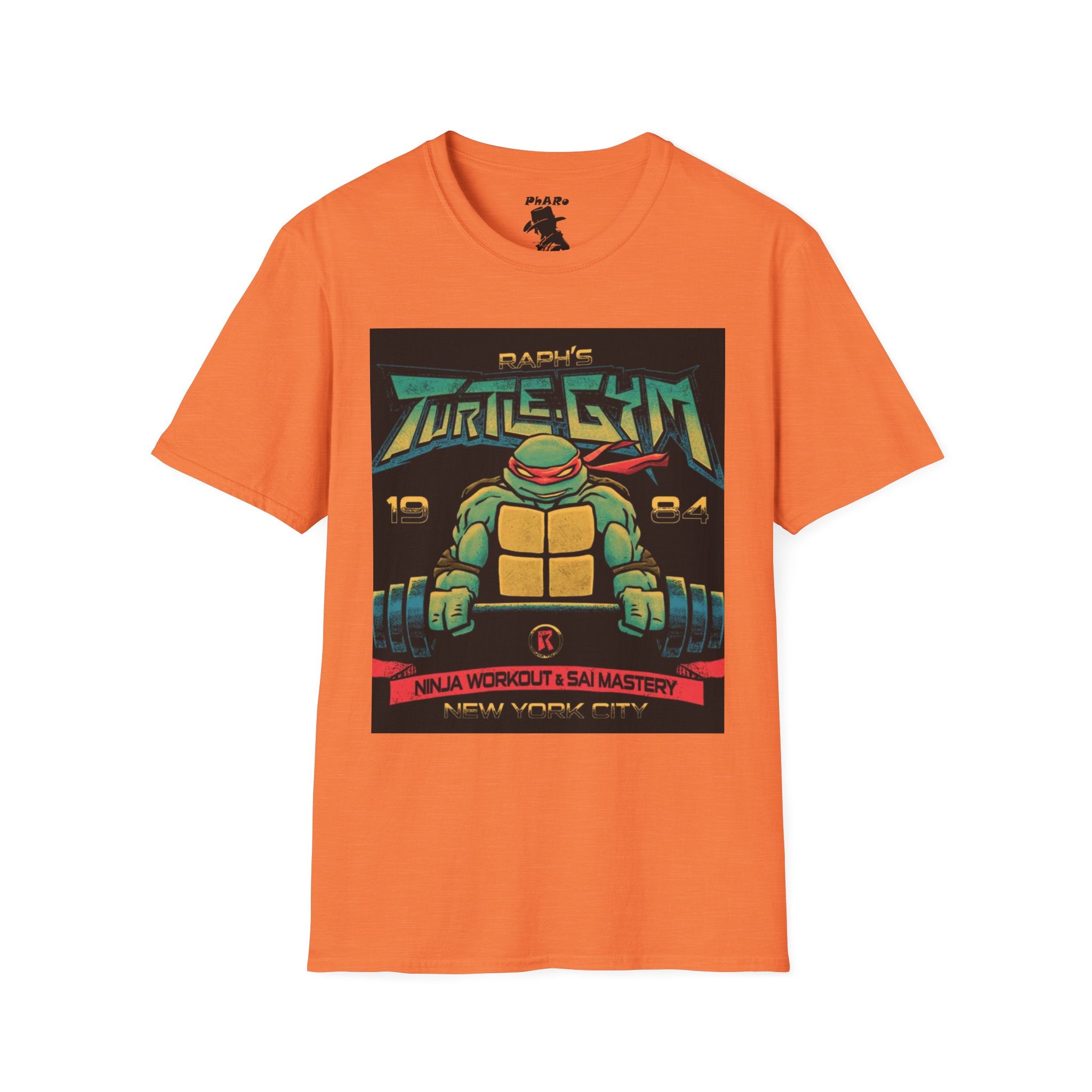 Retro Ninja Gym T-Shirt - 80s Inspired Graphic Tee