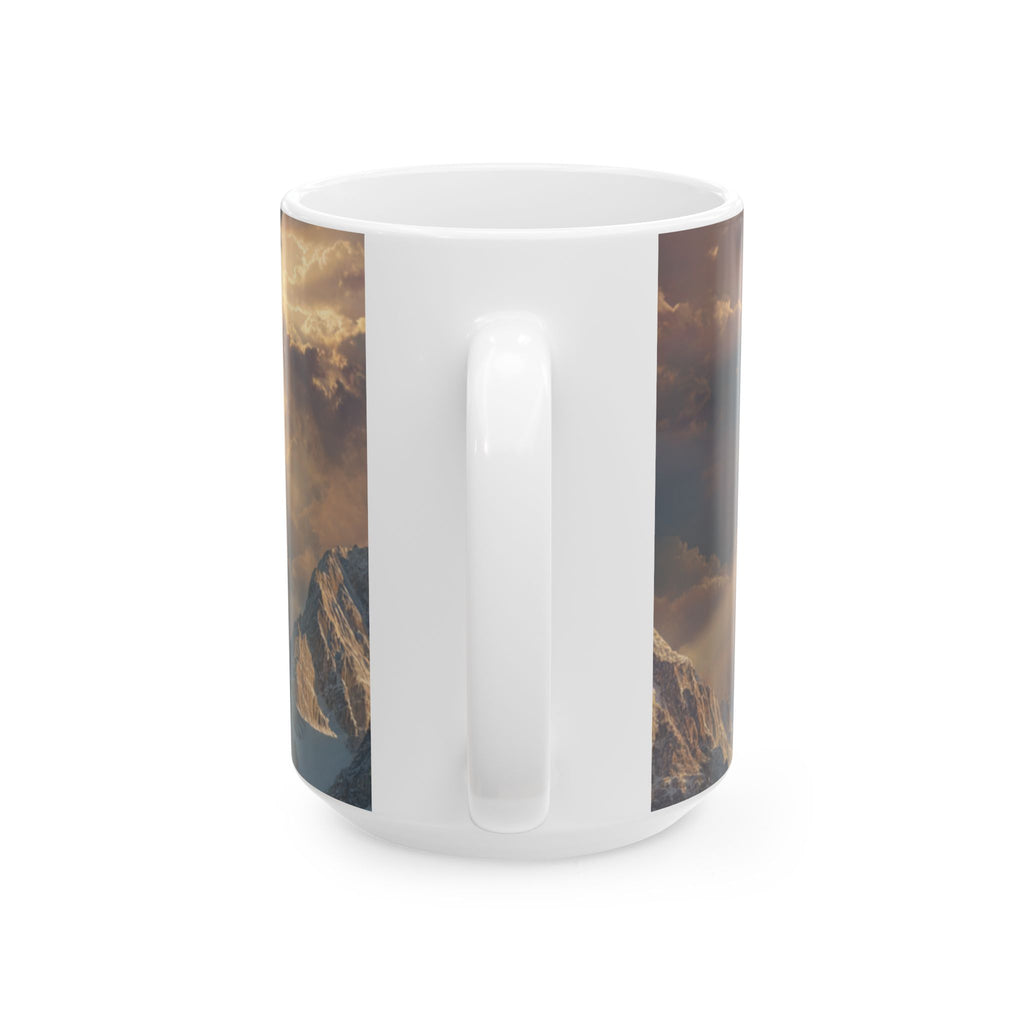 Patriots of Courage Ceramic Mug - Nature Lover Gift, Wildlife Decor, Coffee Mug for Bird Enthusiasts, Imagery of Freedom, Nature Coffee Cup