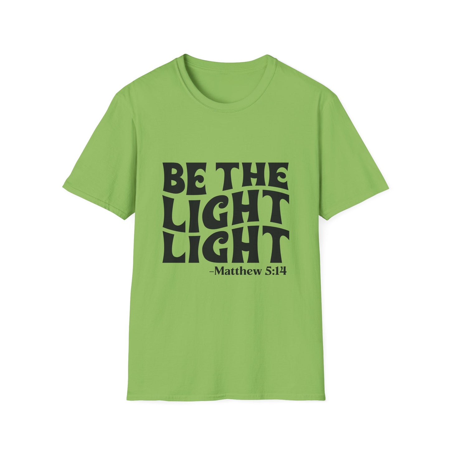 Be The Light T‑Shirt — Matthew 5:14 Inspirational Christian Tee