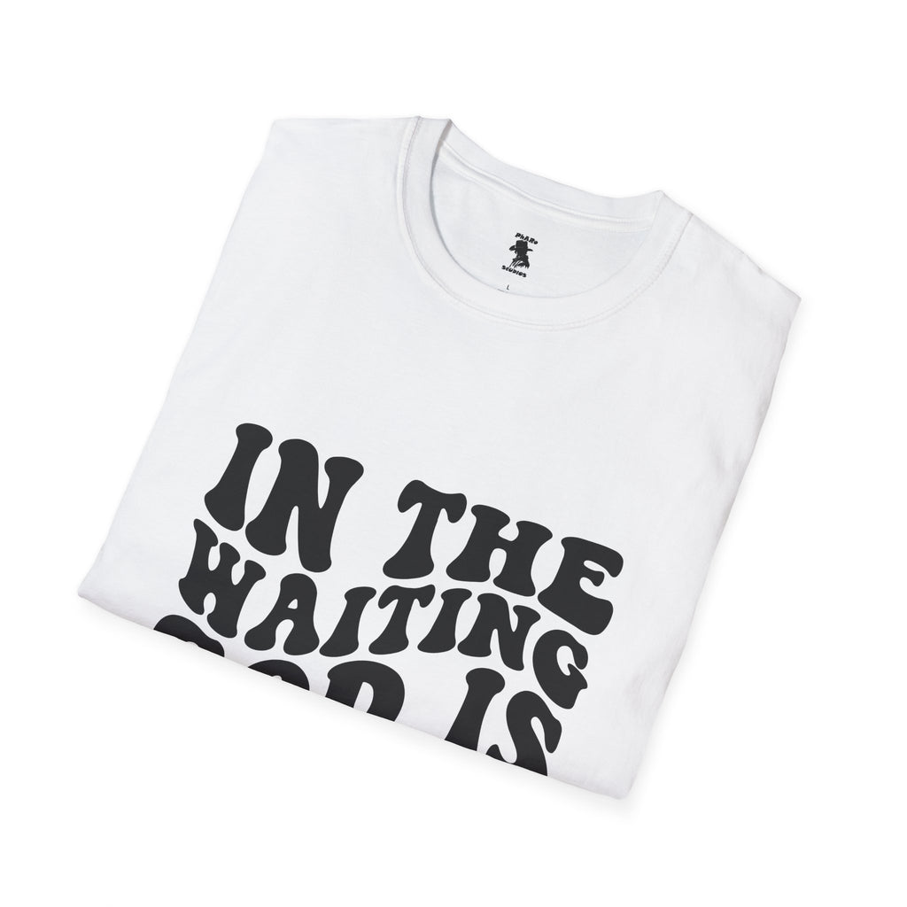 Inspirational Workout Unisex T-Shirt - 'In the Waiting God is Working'