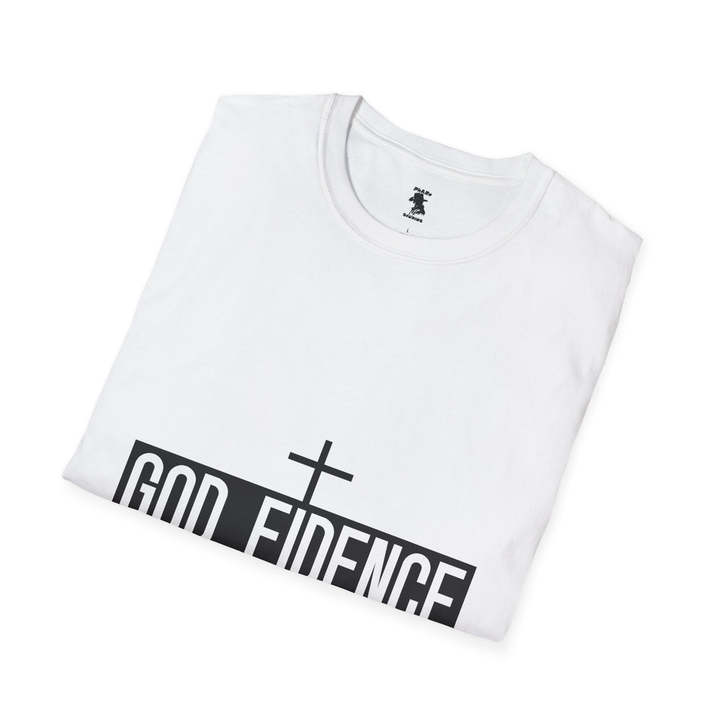 Faith-Inspired Unisex Softstyle T-Shirt - "Godfidence" Motivational Tee