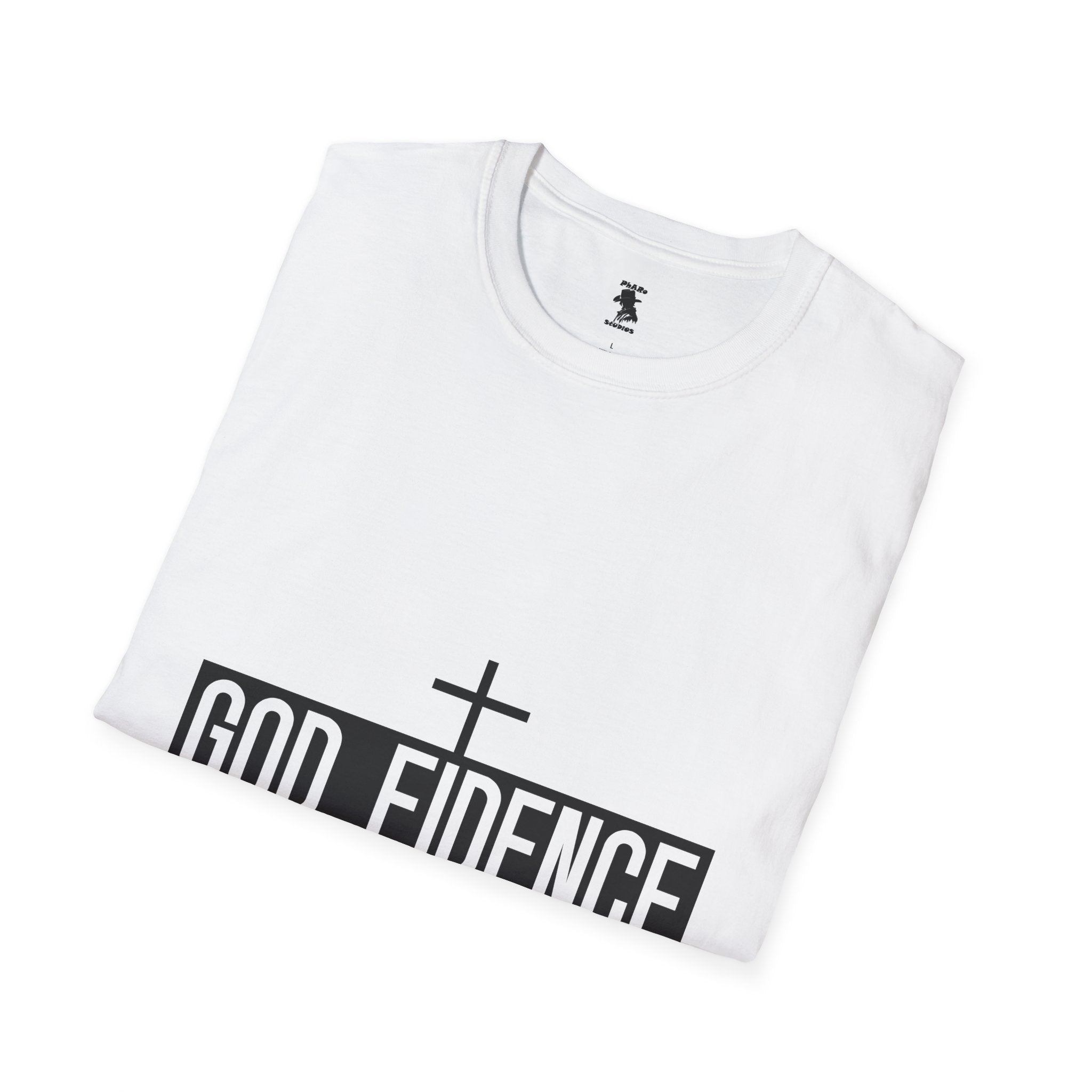 Faith-Inspired Unisex Softstyle T-Shirt - "Godfidence" Motivational Tee