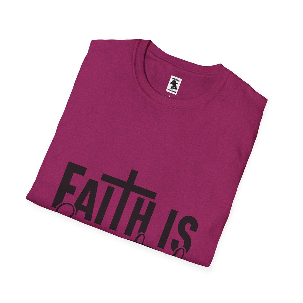 Faith is Essential Unisex Softstyle T-Shirt | Inspirational Tee for Everyday Wear