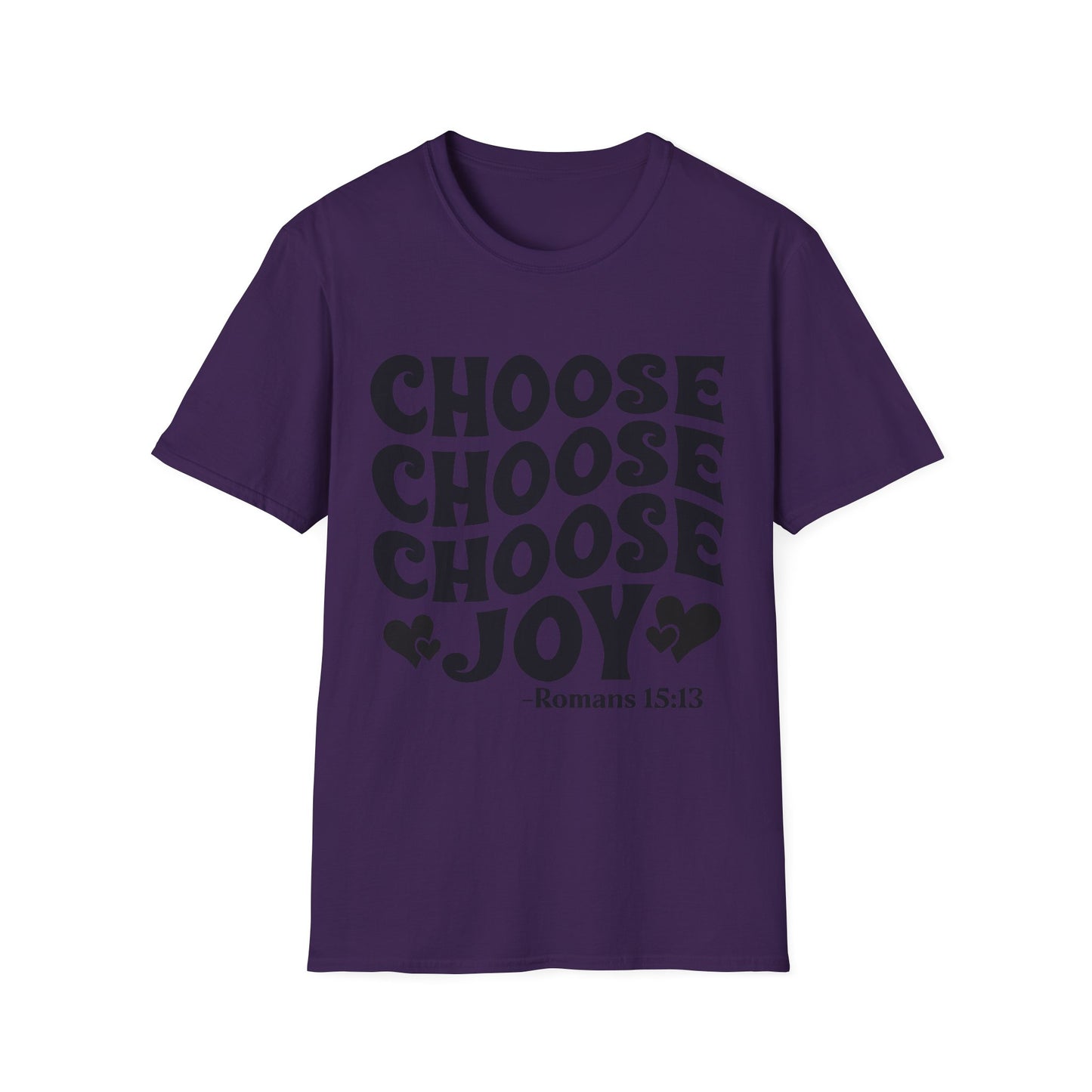 Choose Joy T‑Shirt — Romans 15:13 Inspirational Christian Tee