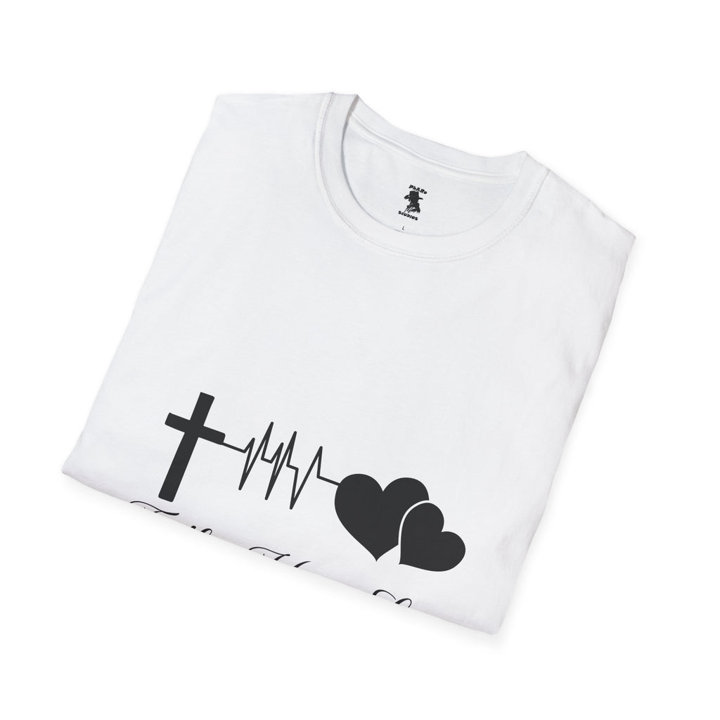 Faith Hope Love Unisex Softstyle T-Shirt - Inspirational Graphic Tee