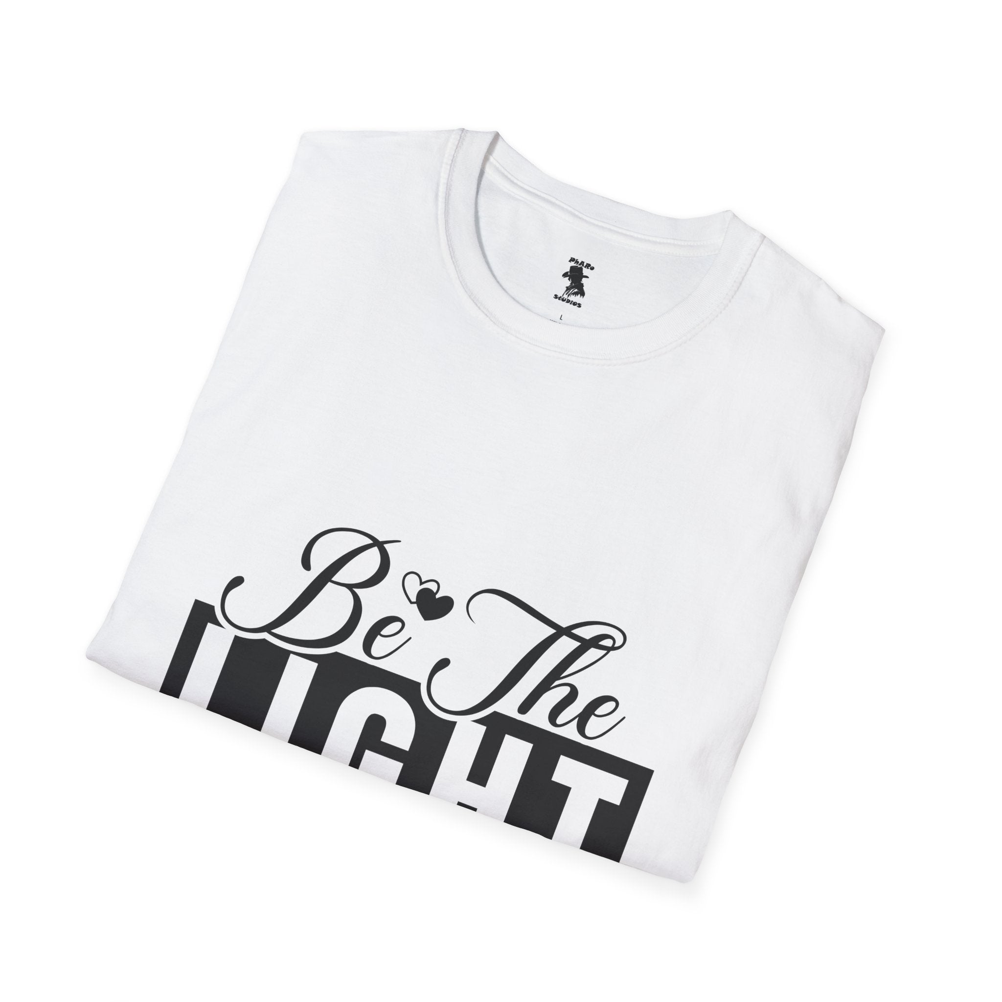 Inspirational Unisex Softstyle T-Shirt - 'Be The Light' Matthew 5:14