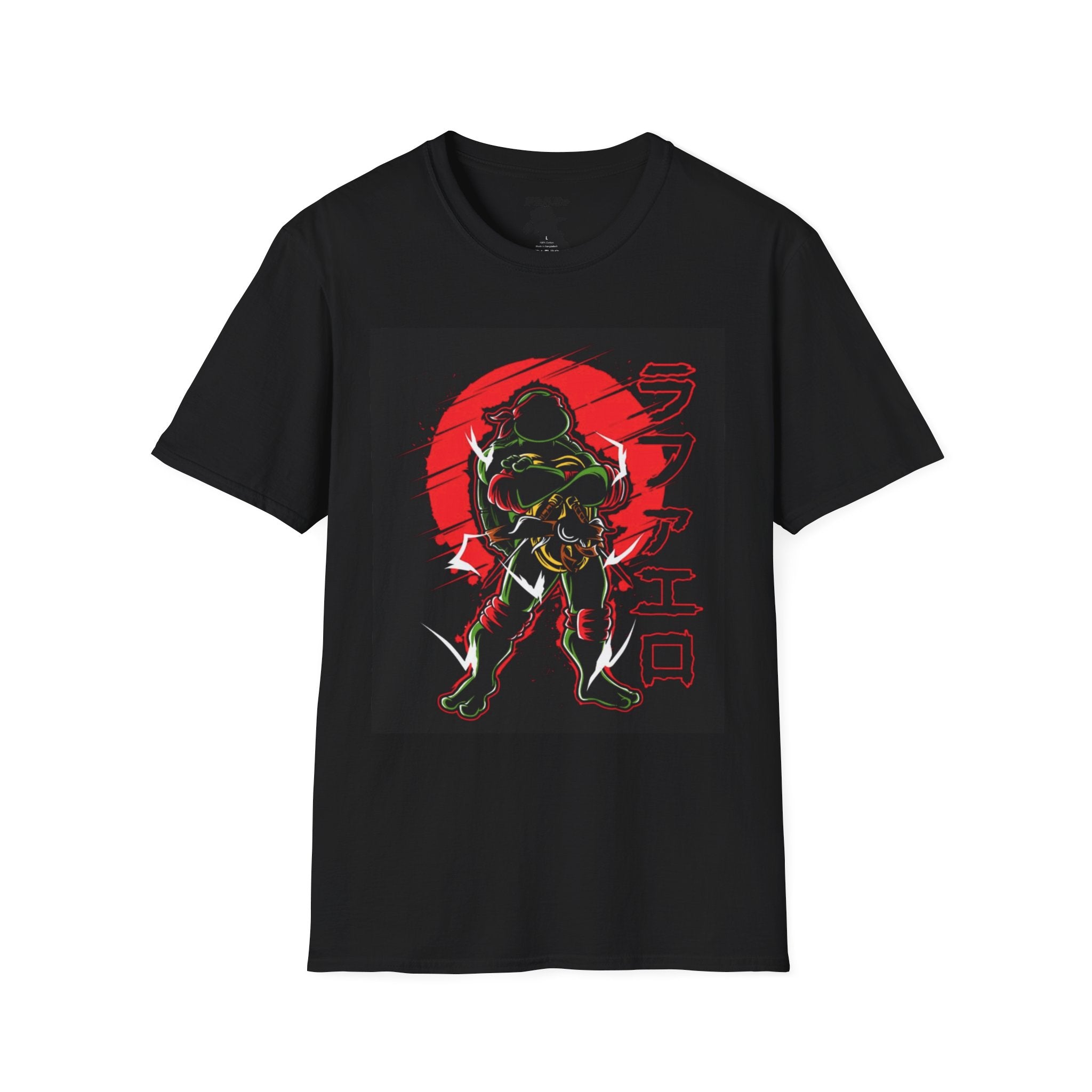 Unisex Softstyle Graphic T-Shirt - Retro Raph Ninja Design