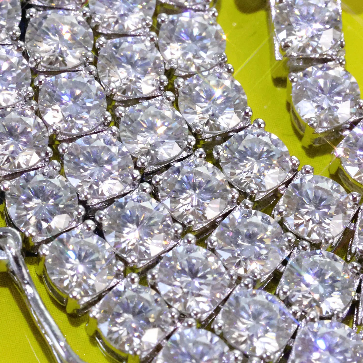 925 Silver VVS Moissanite Tennis Bracelet 2/3/4/5 MM Iced Out Diamond Tennis Chain